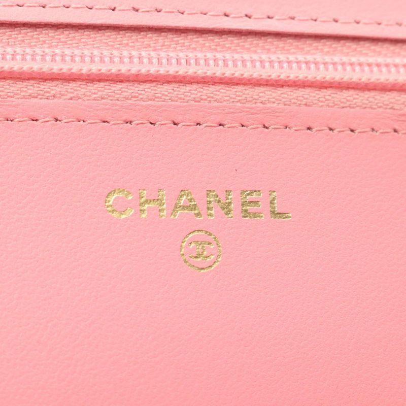 Chanel Shoulder Bag Matelasse Ap0250 Pink Lambskin (sheep Leather) Matelasse