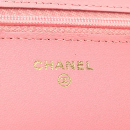 Chanel Shoulder Bag Matelasse Ap0250 Pink Lambskin (sheep Leather) Matelasse