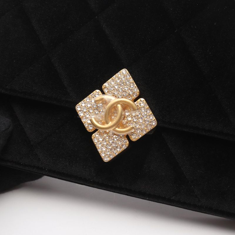 Chanel Shoulder Bag Matelasse Ap2260 Black Fabric Matelasse Chain Wallet