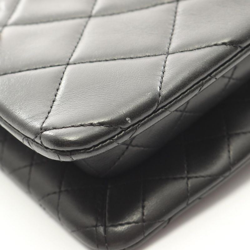 Chanel Shoulder Bag Chanel19 Black Lambskin (sheep Leather) Chanel19 Matelasse