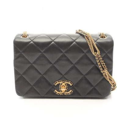 Chanel Shoulder Bag Chanel19 Black Lambskin (sheep Leather) Chanel19 Matelasse