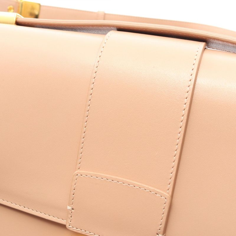 Dior Shoulder Bag 30 Montaigne M9203umos Pink Beige Leather 30 Montaigne Bag