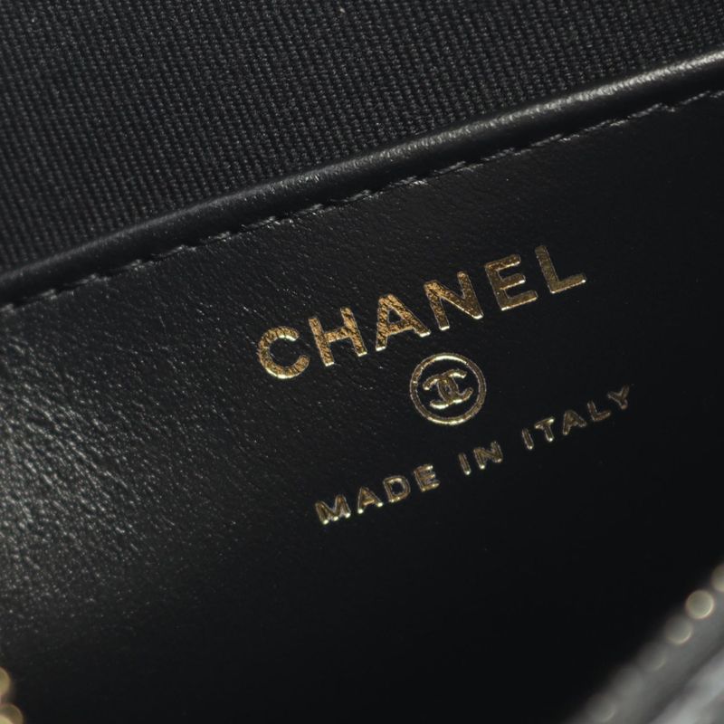 Chanel Shoulder Bag Matelasse Hobo Black Lambskin Matelasse Hobo Chain Shoulder