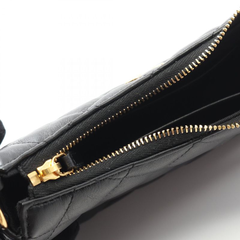 Chanel Shoulder Bag Matelasse Hobo Black Lambskin Matelasse Hobo Chain Shoulder