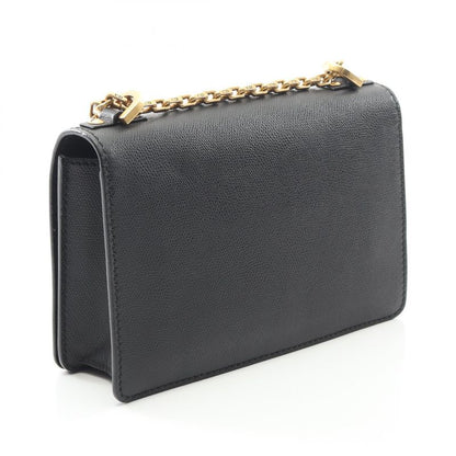 Dior Shoulder Bag J'adior Black Leather Chain Shoulder Women's Used a