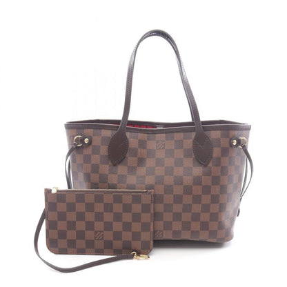 Louis Vuitton Tote Bag Neverfull PM Damier Ebene N41359 Sleeves PVC Coated