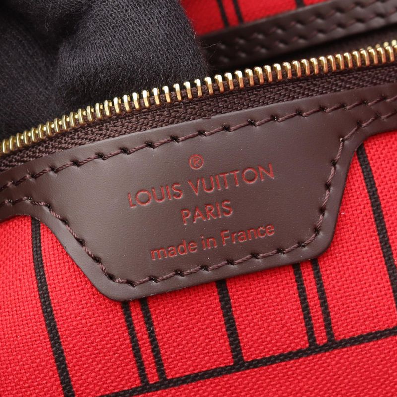 Louis Vuitton Tote Bag Neverfull PM Damier Ebene N41359 Sleeves PVC Coated