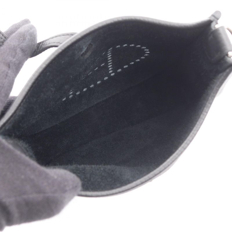 Hermes Shoulder Bag Evelyn TPM Amazon Black Leather Evelyn Amazon TPM Black