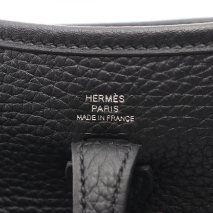 Hermes Shoulder Bag Evelyn TPM Amazon Black Leather Evelyn Amazon TPM Black