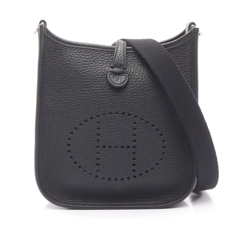 Hermes Shoulder Bag Evelyn TPM Amazon Black Leather Evelyn Amazon TPM Black