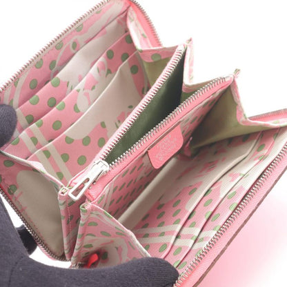 Hermes Round Wallet Azap Compact Silk in Rose Confetti Leather Calf (Cowhide)