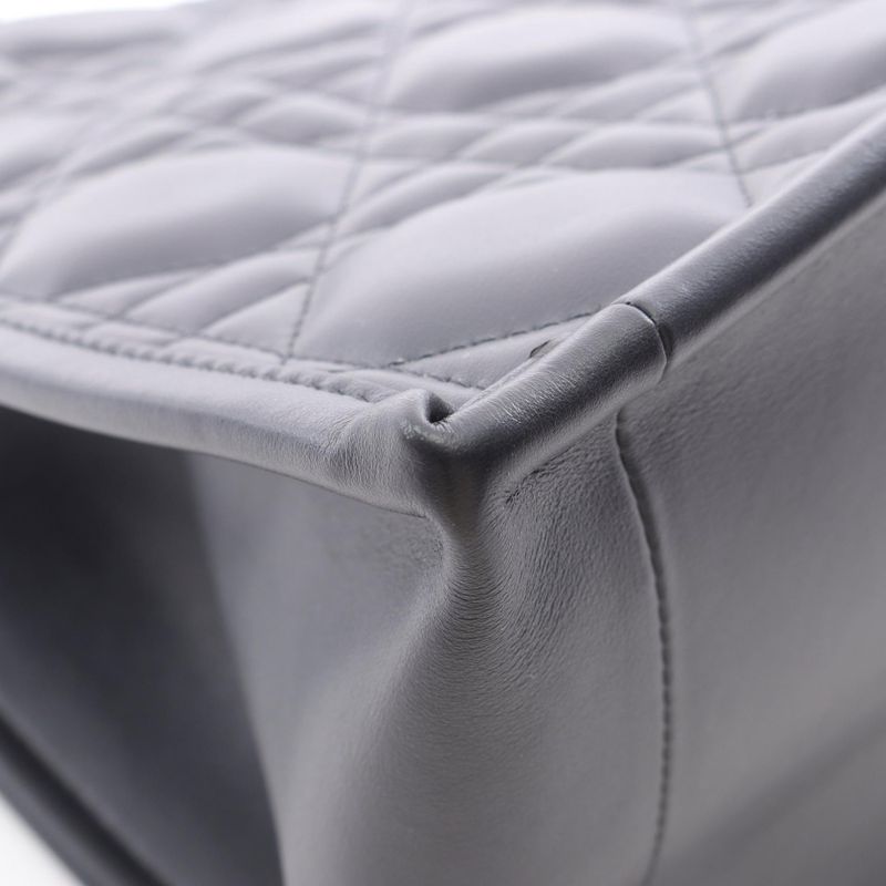 Dior Tote Bag Book Tote Medium Micro Cannage M13240whp_m900 Black Leather Micro