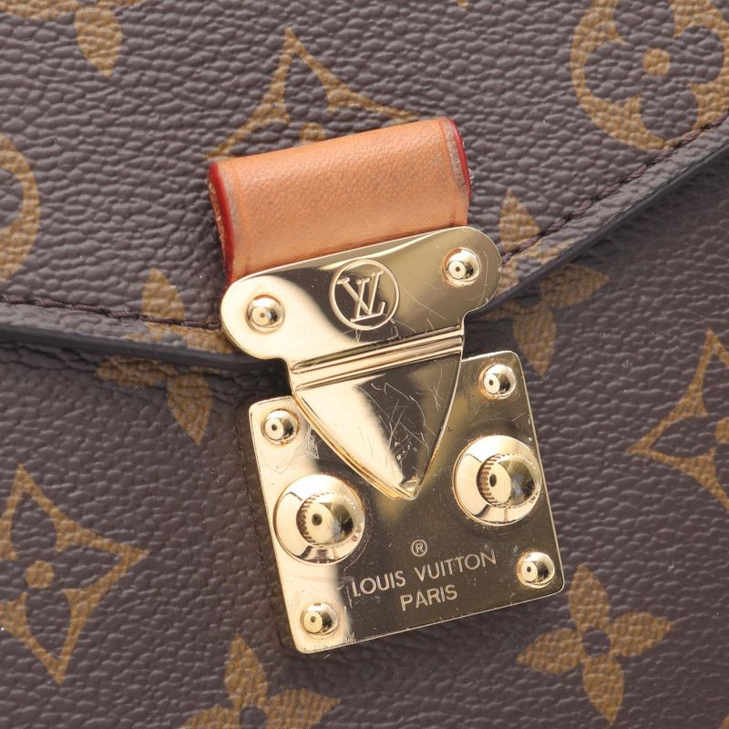 Louis Vuitton Handbag Pochette Metis MM M44875 PVC Coated Canvas Leather