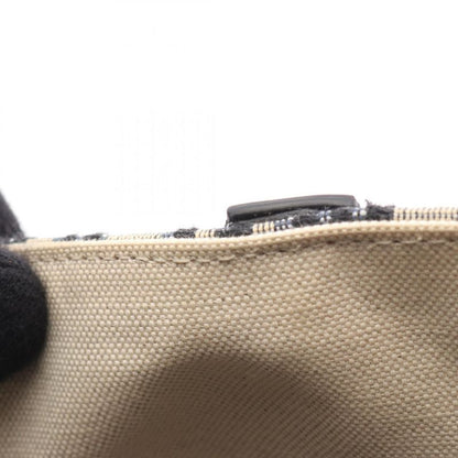 Dior Handbag Saddle Bag Oblique Jacquard Navy Canvas Leather Oblique Saddle Bag