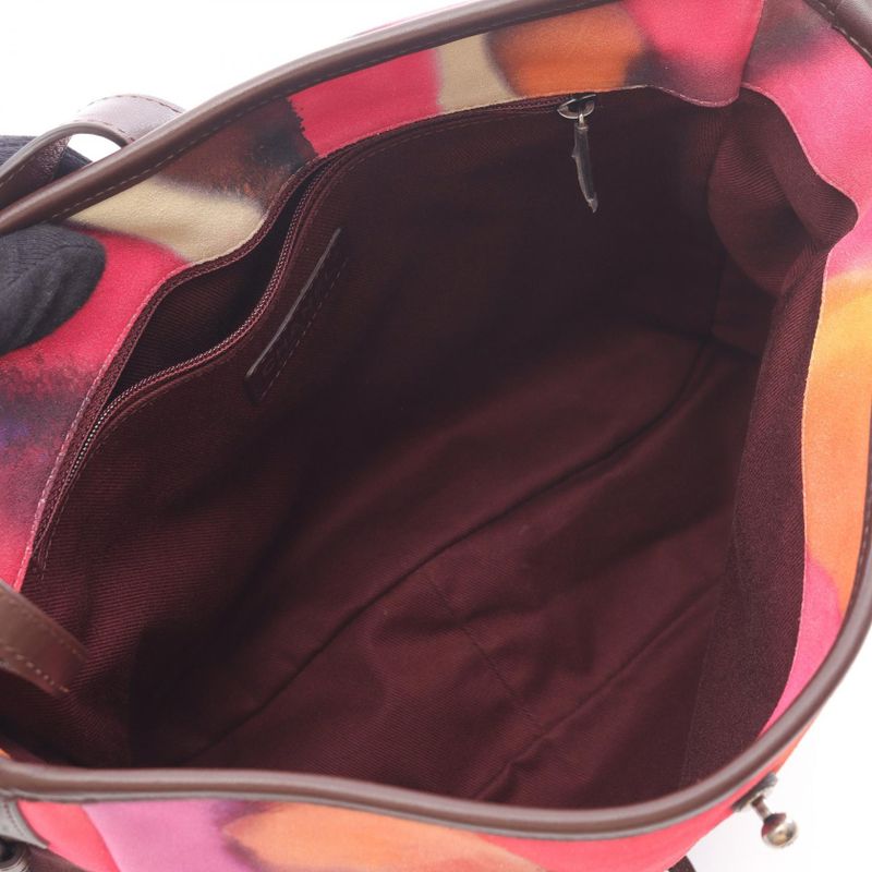 Chanel Shoulder Bag Coco Mark A90809 Multi Suede Coco Mark Embroidery Messenger