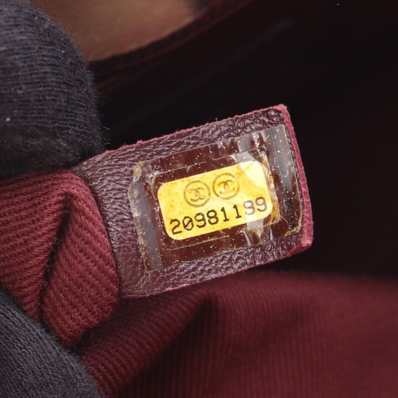 Chanel Shoulder Bag Coco Mark A90809 Multi Suede Coco Mark Embroidery Messenger