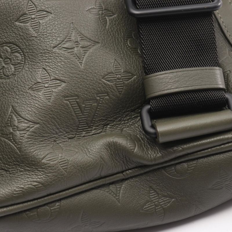 Louis Vuitton Waist Bag Body Bag Chalk Ring Bag M44634 Khaki Leather Chalk Ring