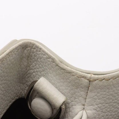 Chanel Handbag Shoulder Bag Neo Executive Tote Small White Leather Calf