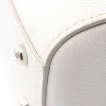 Chanel Handbag Shoulder Bag Neo Executive Tote Small White Leather Calf