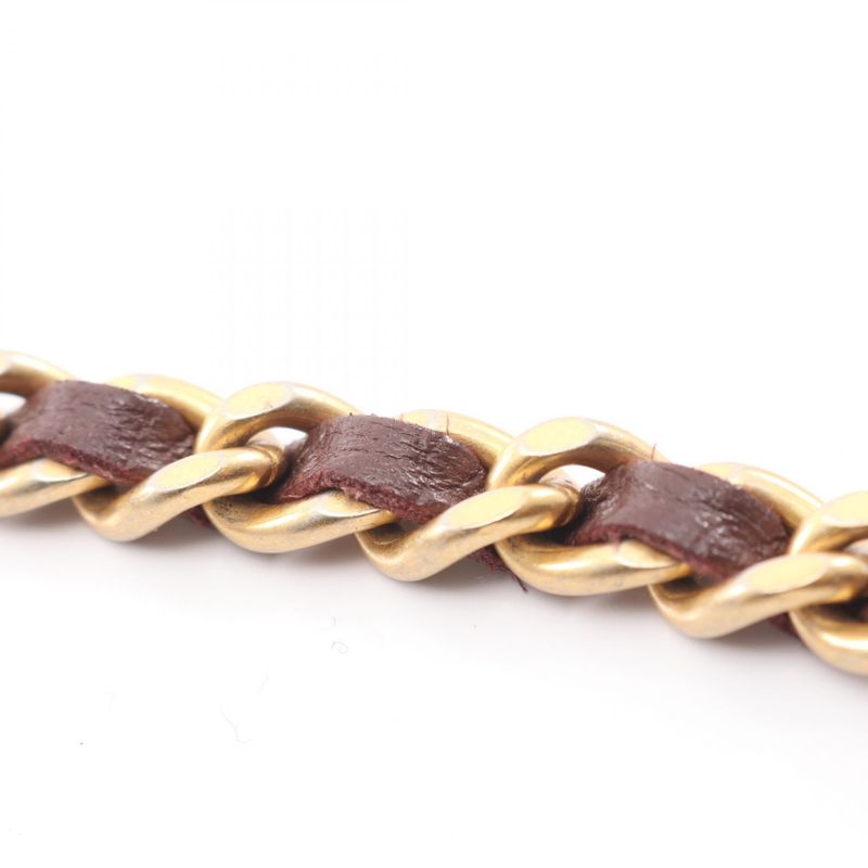 Chanel Shoulder Bag Matelasse Black Wool Matelasse Icon Charm Chain Wallet