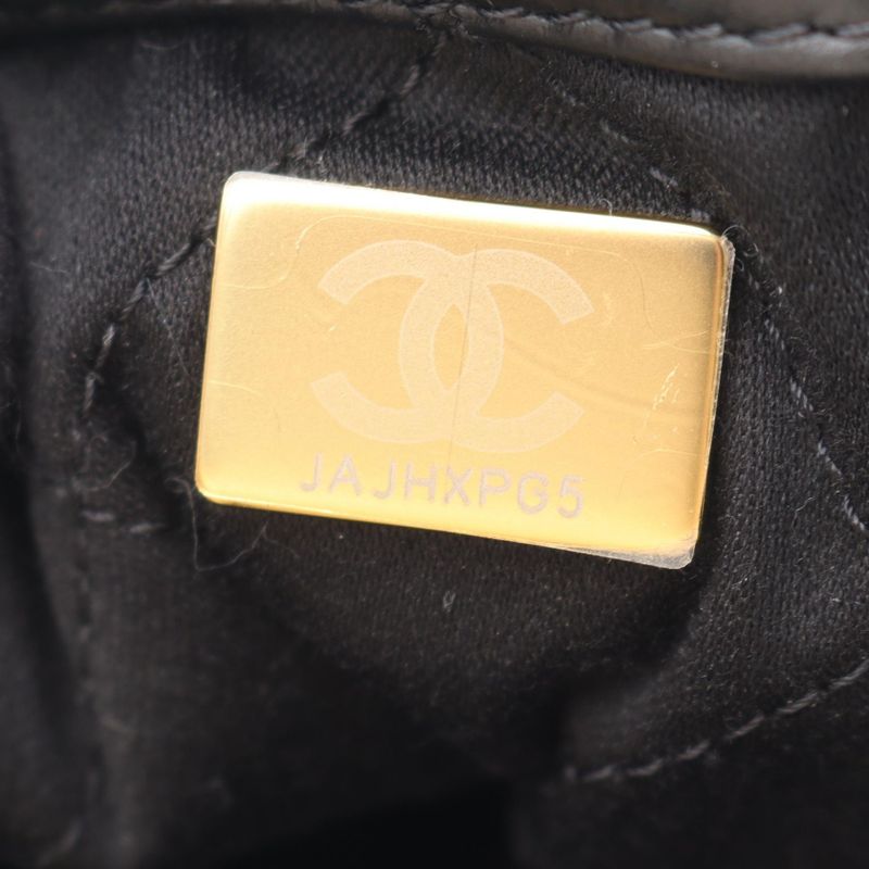 Chanel Rucksack Sac Backpack Chanel 22 Large As3313 Black Leather Chanel22