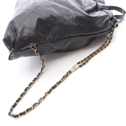 Chanel Rucksack Sac Backpack Chanel 22 Large As3313 Black Leather Chanel22