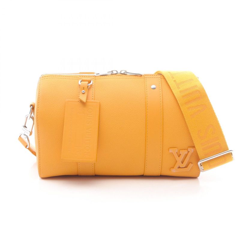 Louis Vuitton Shoulder Bag City Keepall M21438 Saffron Leather City Keepall