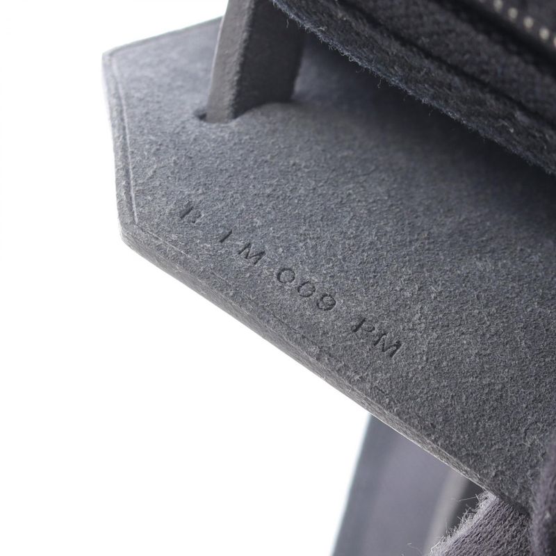 Hermes Handbag Herbag Her Bag Zip PM Letourne Black Leather Canvas Herbag Her