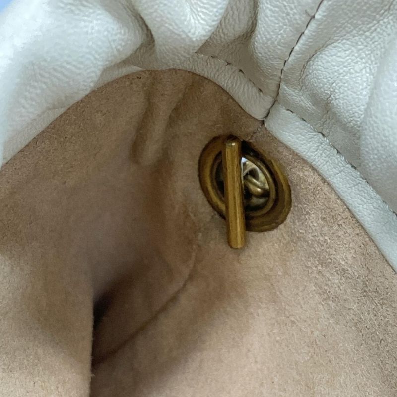 Gucci Shoulder Bag Ggmarmont Mini Bucket Bag 575163 Ivory Chain Shoulder Leather