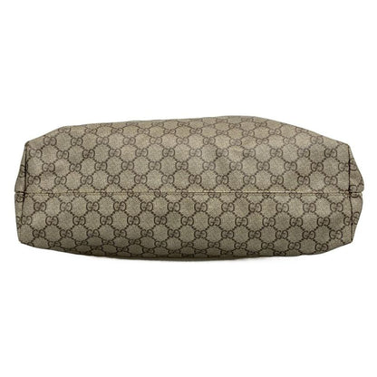 Gucci Shoulder Bag GG Plus/gg Supreme 181084 Beige X Ebony X Ivory Leather