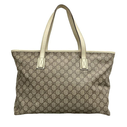 Gucci Shoulder Bag GG Plus/gg Supreme 181084 Beige X Ebony X Ivory Leather