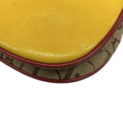 Dior Christian Dior Shoulder Bag Double Saddle Bag Rasta Beige X Red X Yellow