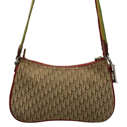 Dior Christian Dior Shoulder Bag Double Saddle Bag Rasta Beige X Red X Yellow