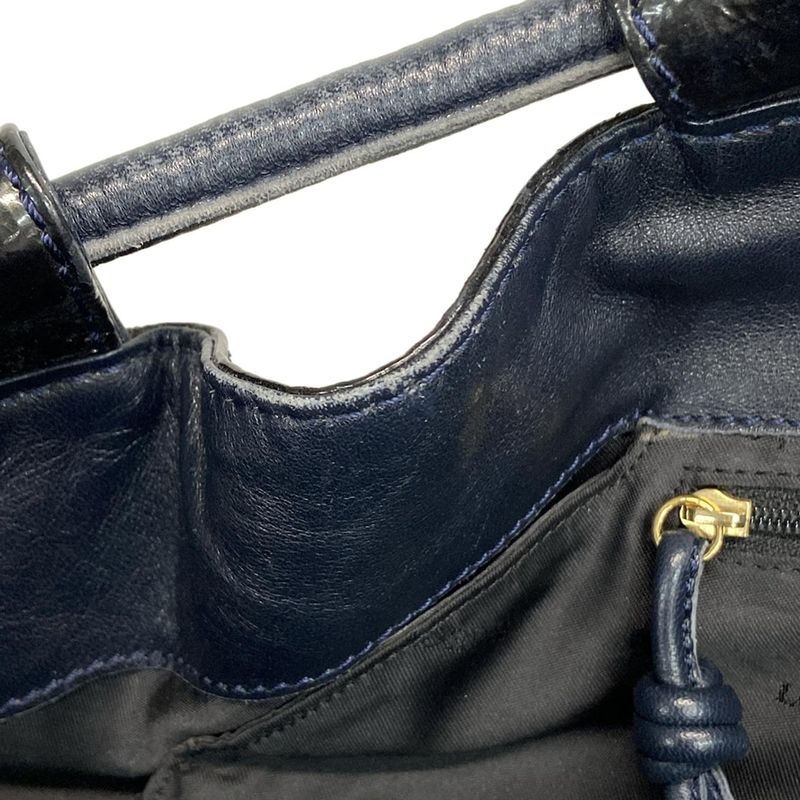 Loewe Handbag Nappa Aire Dark Navy Leather