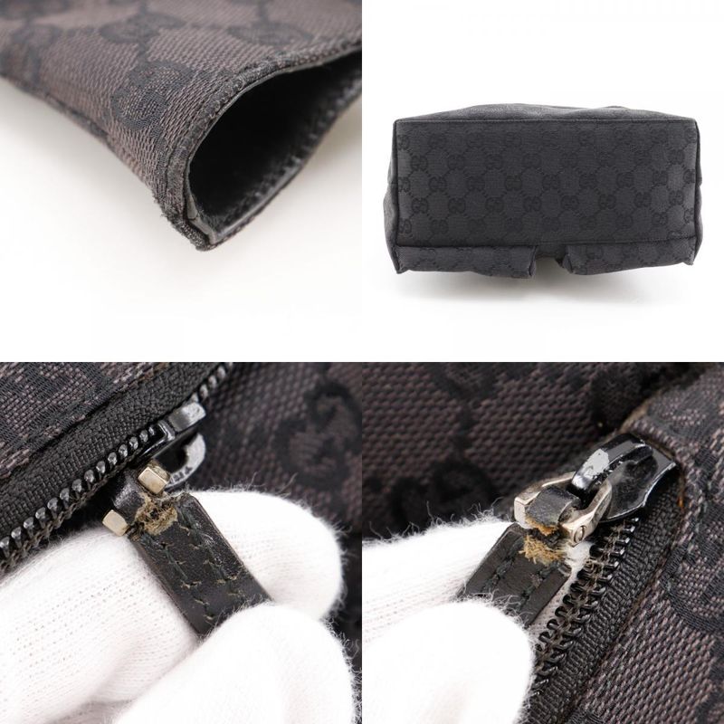 Gucci 002.107624 GG Canvas Black Women's Tote Bag
