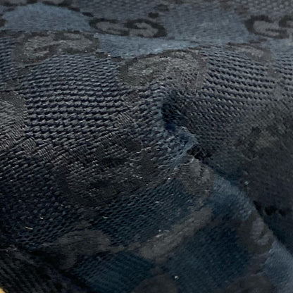 Gucci Tote Bag Jolicoeur GG Pattern 137396 Black X Yellow Leather