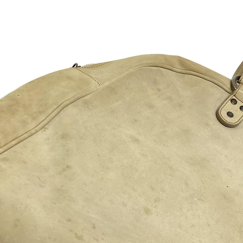 Dior Christian Dior Handbag Gaucho Ivory X Brown Leather