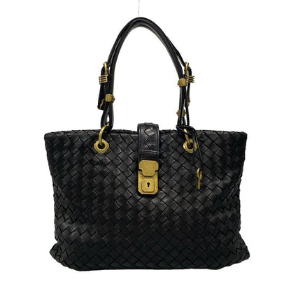 Bottega Veneta Tote Bag Capri 162112 Black Leather