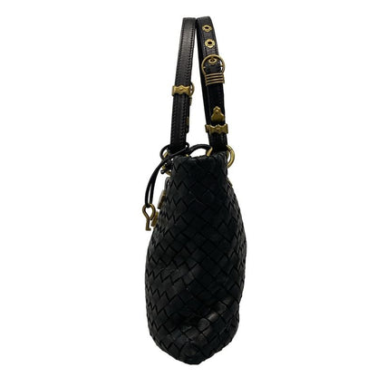 Bottega Veneta Tote Bag Capri 162112 Black Leather