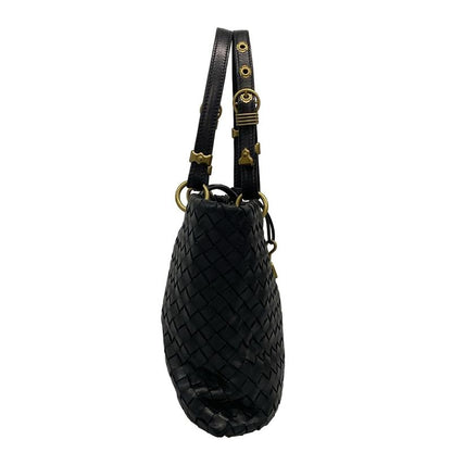 Bottega Veneta Tote Bag Capri 162112 Black Leather