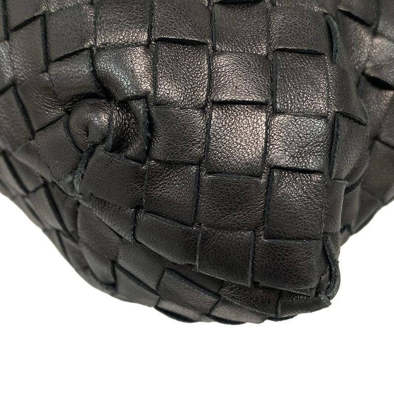 Bottega Veneta Tote Bag Capri 162112 Black Leather