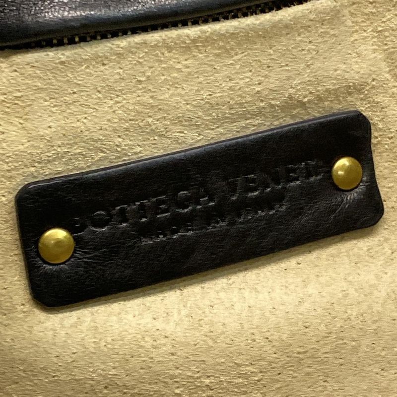 Bottega Veneta Tote Bag Capri 162112 Black Leather