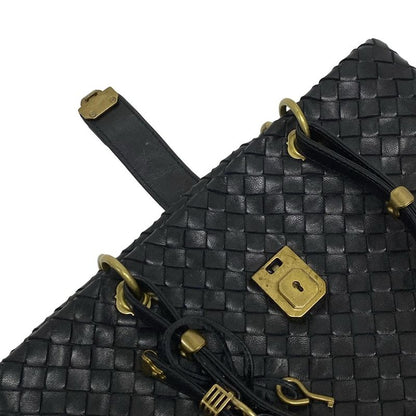 Bottega Veneta Tote Bag Capri 162112 Black Leather