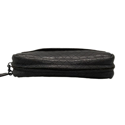 Bottega Veneta Shoulder Bag Intreccio Mirage Papillon Black Chain Shoulder