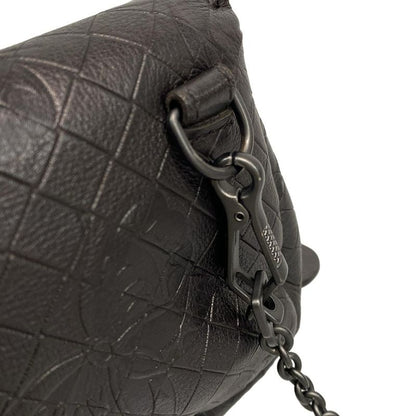 Bottega Veneta Shoulder Bag Intreccio Mirage Papillon Black Chain Shoulder
