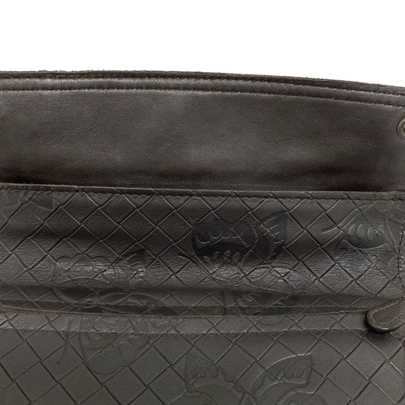 Bottega Veneta Shoulder Bag Intreccio Mirage Papillon Black Chain Shoulder