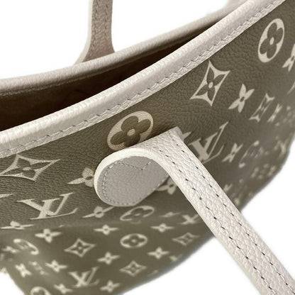 Louis Vuitton Tote Bag Bicolor Monogram Empreinte Neverfull MM M46102 Khaki X