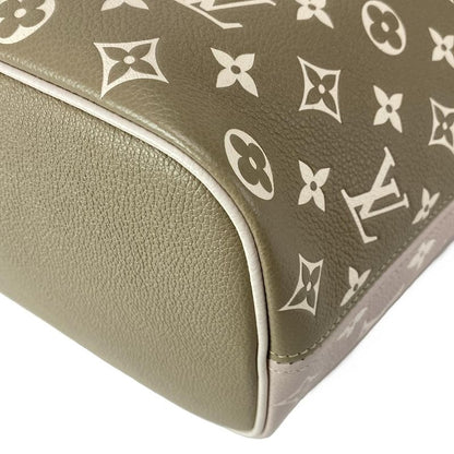 Louis Vuitton Tote Bag Bicolor Monogram Empreinte Neverfull MM M46102 Khaki X
