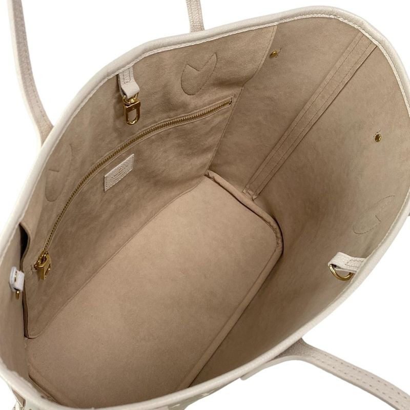 Louis Vuitton Tote Bag Bicolor Monogram Empreinte Neverfull MM M46102 Khaki X