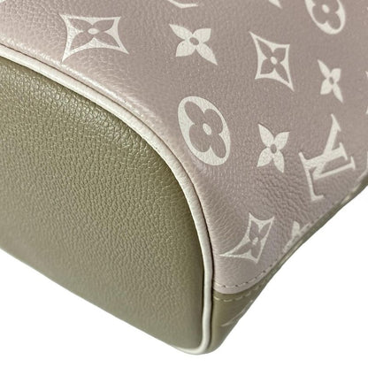 Louis Vuitton Tote Bag Bicolor Monogram Empreinte Neverfull MM M46102 Khaki X